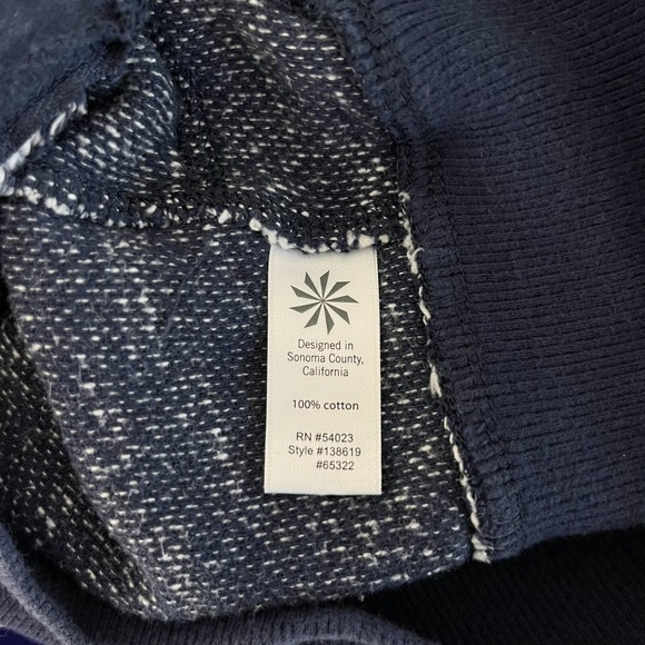 Athleta Full Zip Sweatshirt‎ Women's Size XS Gray Blue 100% Cotton Pockets Yoga - Picture 9 of 10